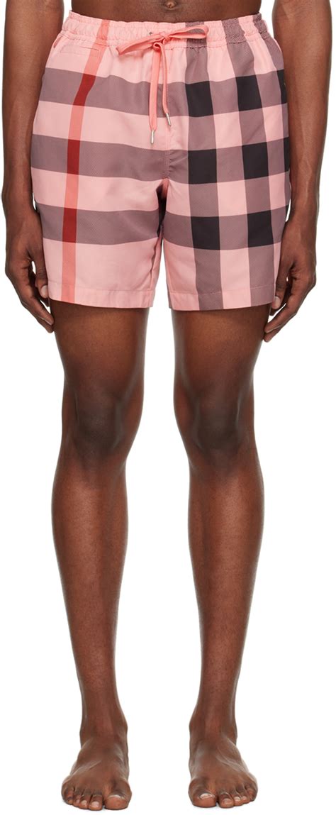 burberry swim shorts house check|Burberry big check swim shorts.